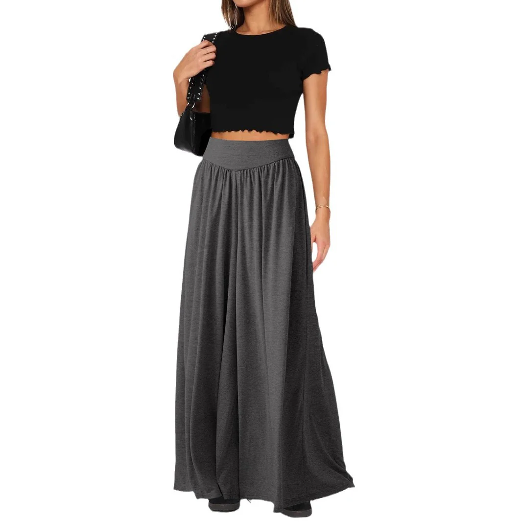 Damen weite Jersey-Hose mit hohem Bund R&B - Image 7