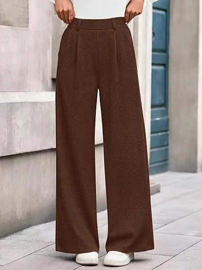 Damen weite Palazzo-Hosen mit elegantem Bund R&B - Image 8