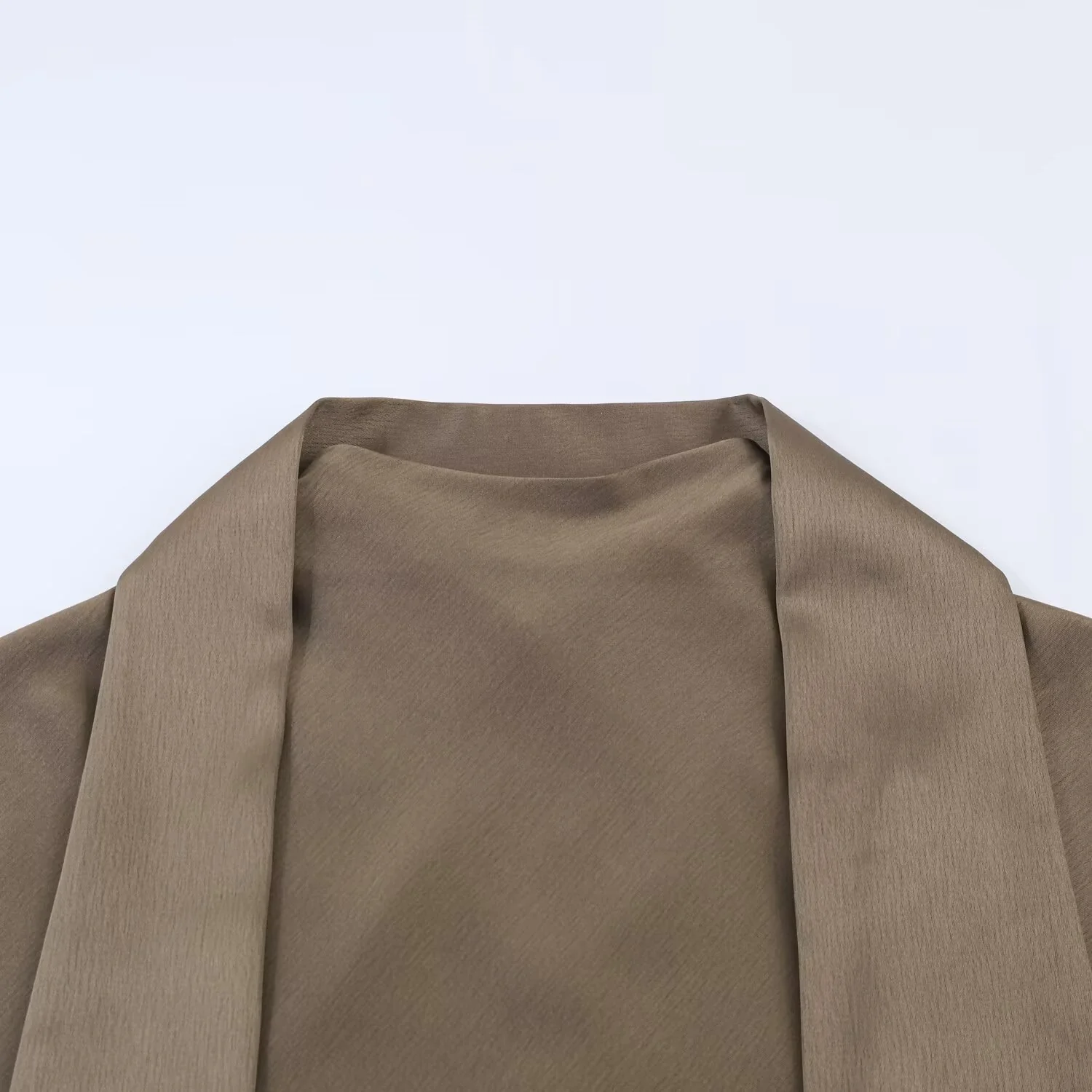 Damen Wickelkleid mit elegantem asymmetrischen Schnitt und zarter Spitzenverzierung R&B - Image 3