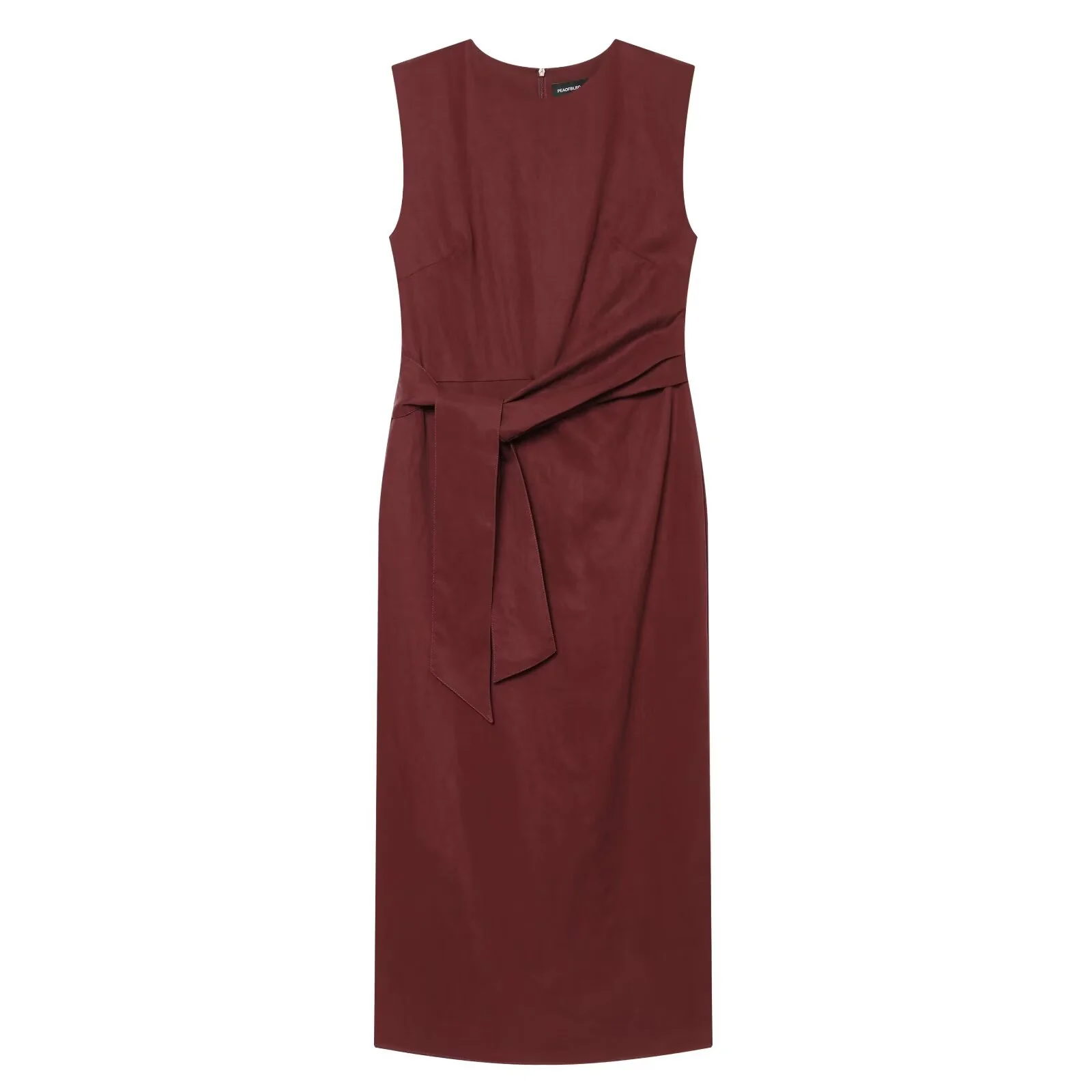 Damen Wickelkleid mit langem Saum R&B