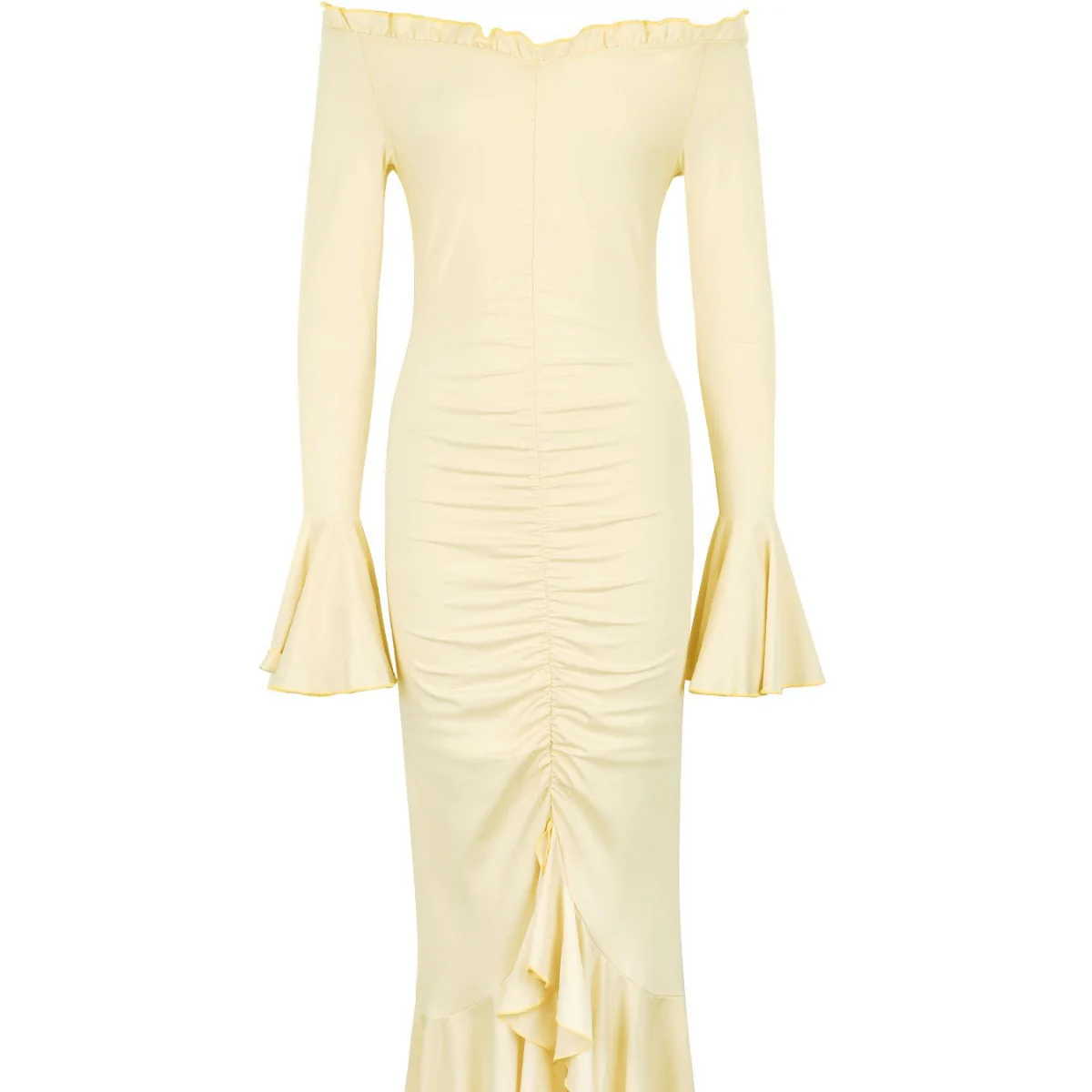Damen Wickelkleid mit Rüschendetails und charmanten Ärmeln R&B - Image 5
