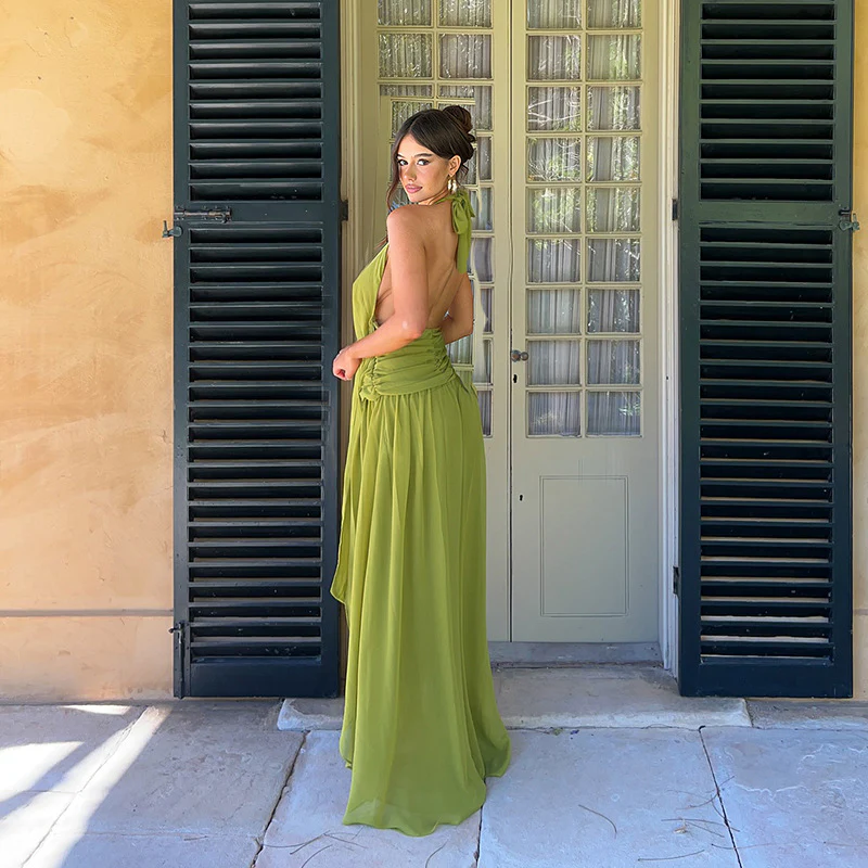 Damen Wickelkleid mit tiefem V-Ausschnitt und eleganter Drapierung R&B - Image 4
