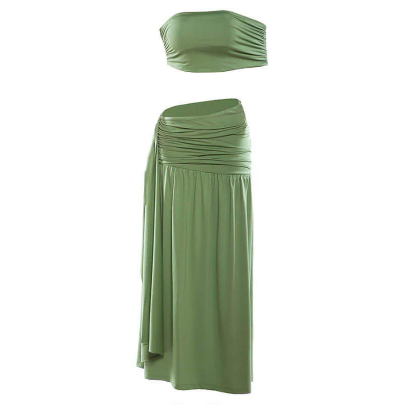 Damen Wickelrock mit bandeau Top und raffiniertem Design R&B - Image 6