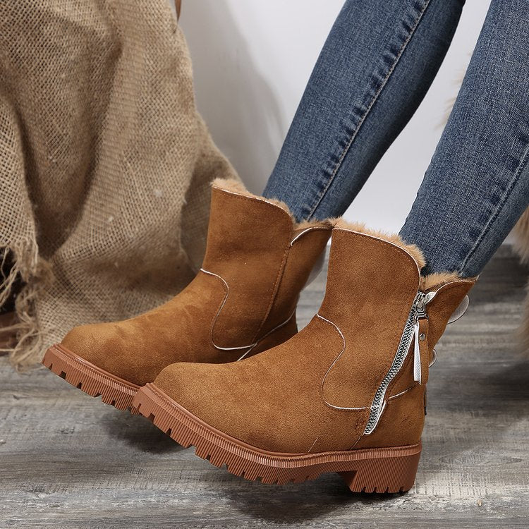 Damen-Winterstiefel aus Wolle R&B R&B - Image 7