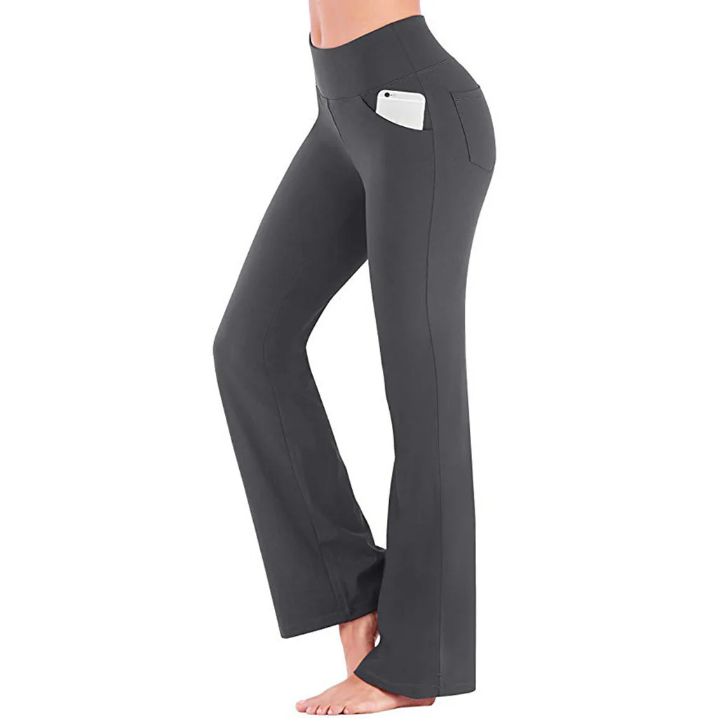 Damen Yoga-Hose mit hohem Bund und flared Schnitt R&B - Image 9