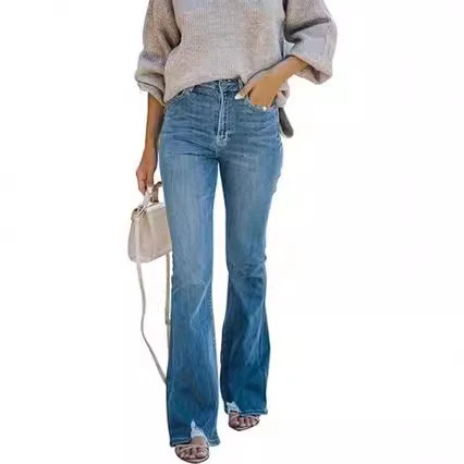 Damen zeitlose Jeans im modernen Schnitt mit cropped Bein R&B - Image 18