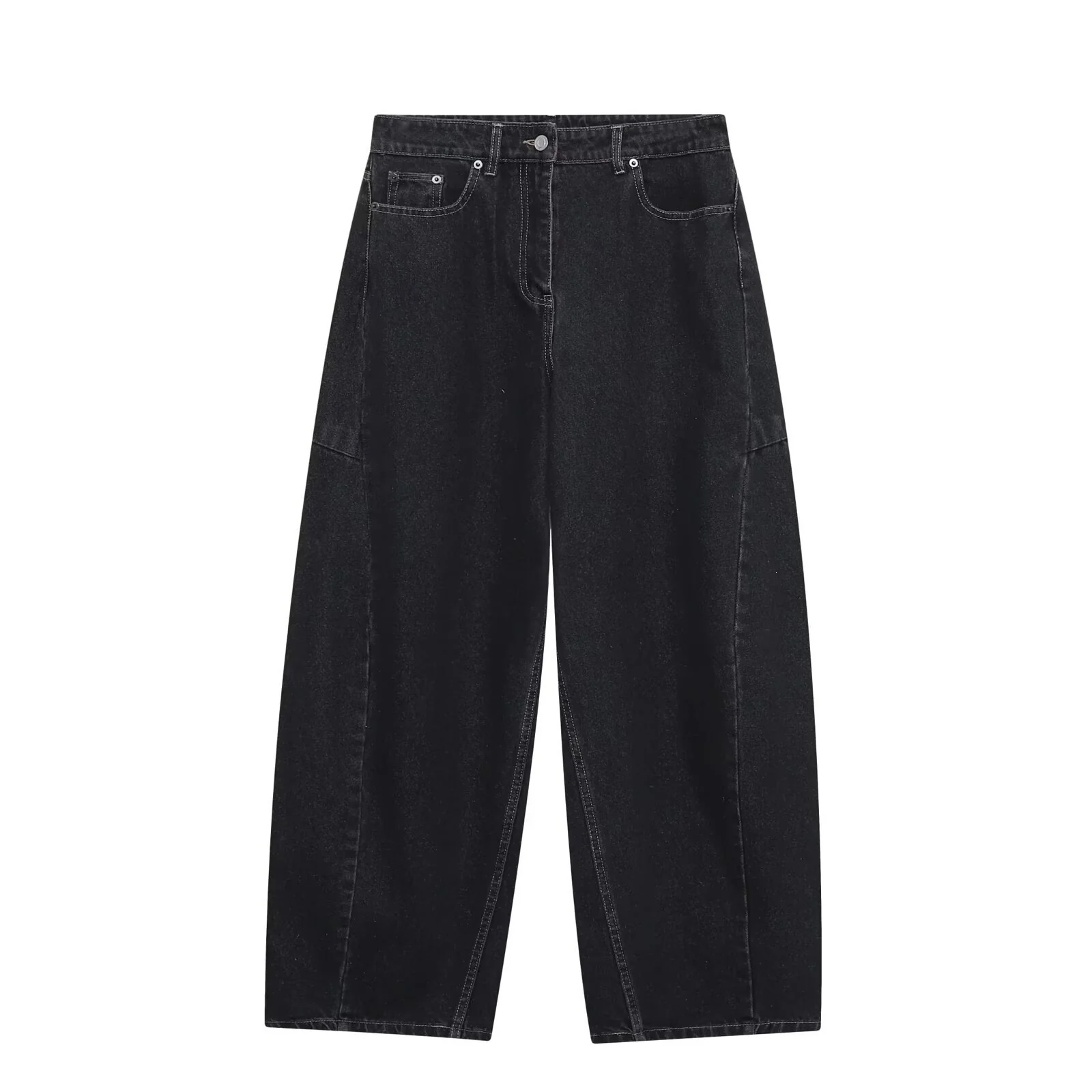 Damen weite Jeans im modernen Schnitt mit angesagten Cargo-Taschen R&B - Image 9
