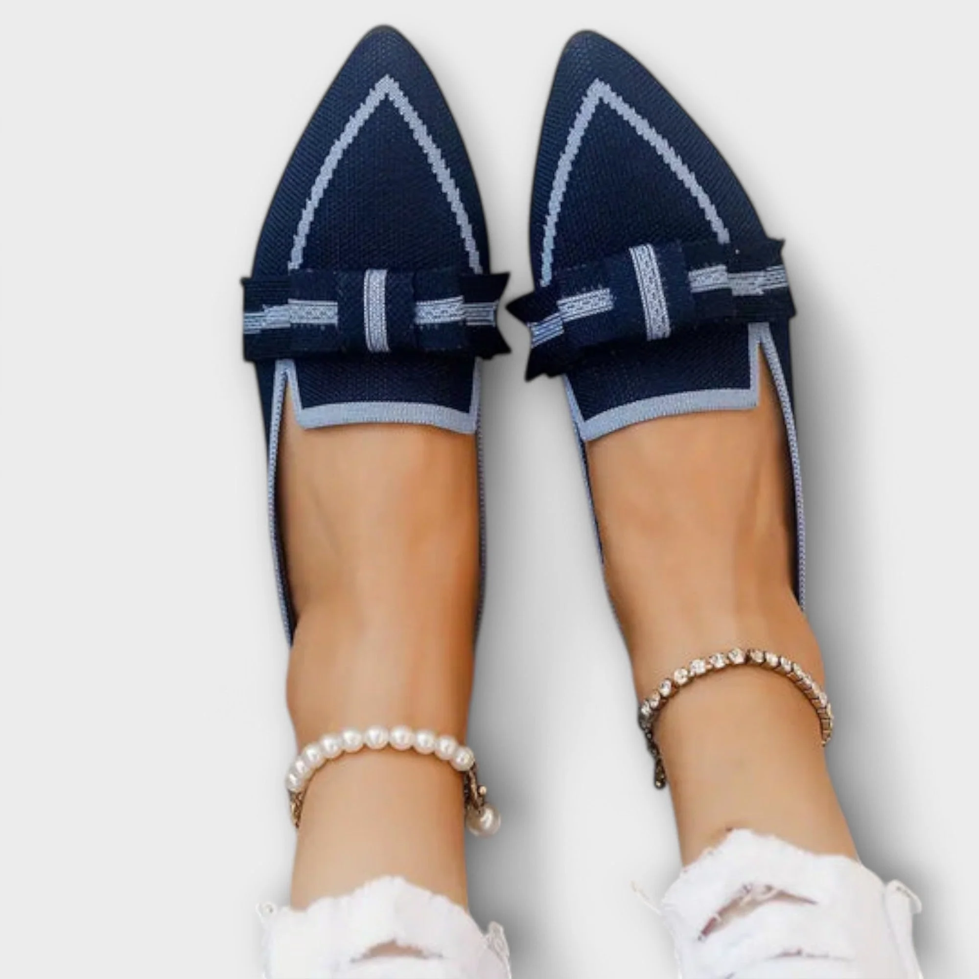 Knotendes Design Flache Schuhe für Frauen R&B - Image 2