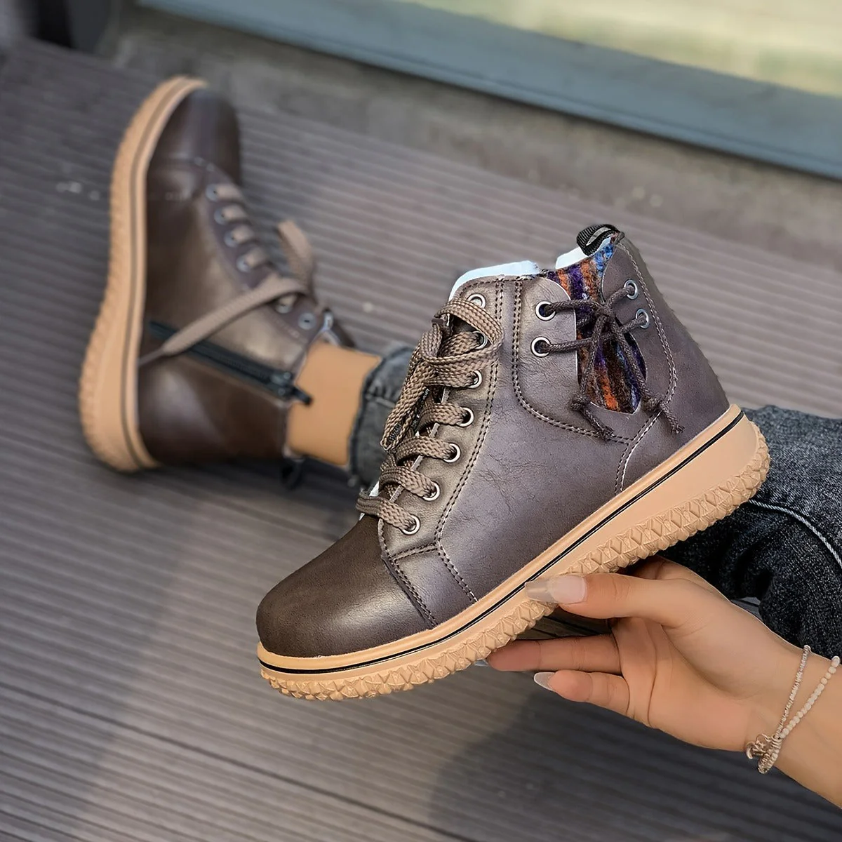 Elegante Damen-Schnürstiefel R&B R&B - Image 9