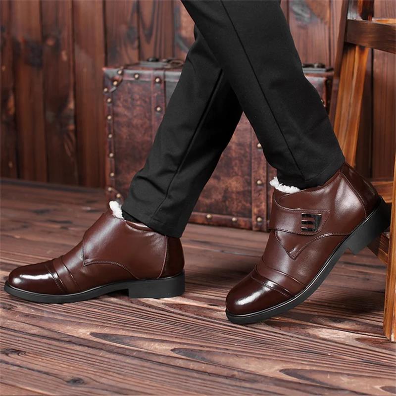 Gefütterte Herren Winterstiefeletten mit Kunstfell R&B R&B - Image 7