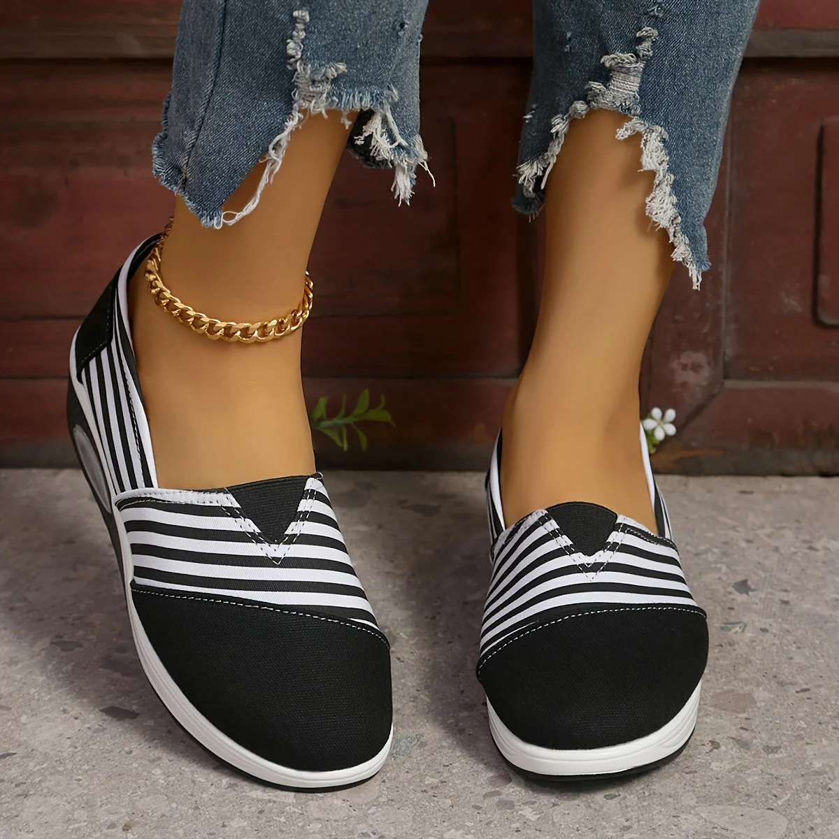 Gestreifte orthopädische Schuhe R&B R&B - Image 2