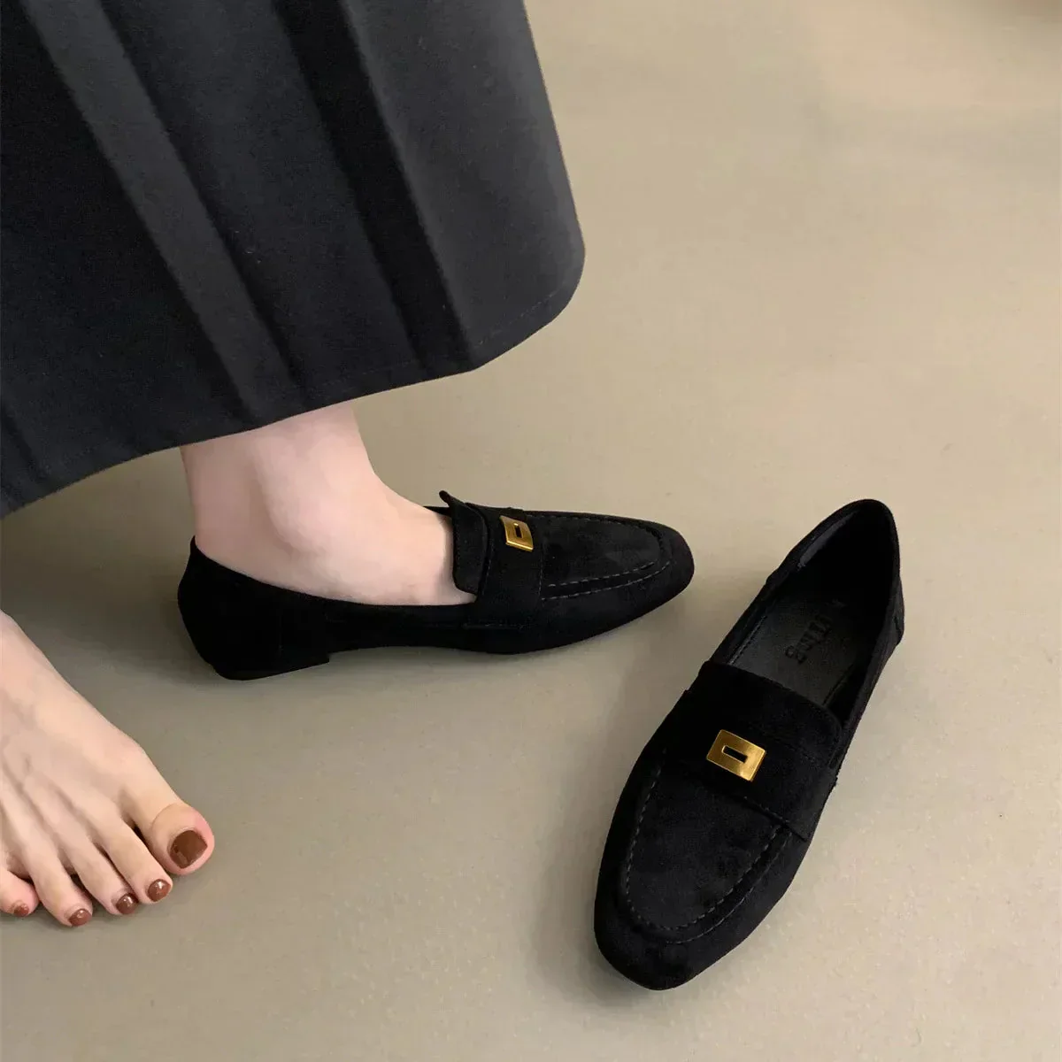 R&B | Britische Schuhe Aus Leichtem Wildleder - Image 3