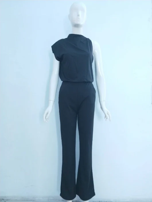 R&B | Damen Jumpsuit mit Rundhalsausschnitt, Armellos und Weitem Bein - Image 14
