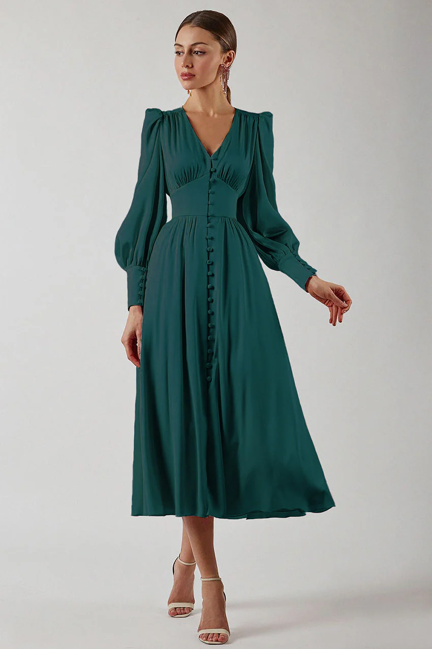 R&B | Elegante Satinkleider - Image 2