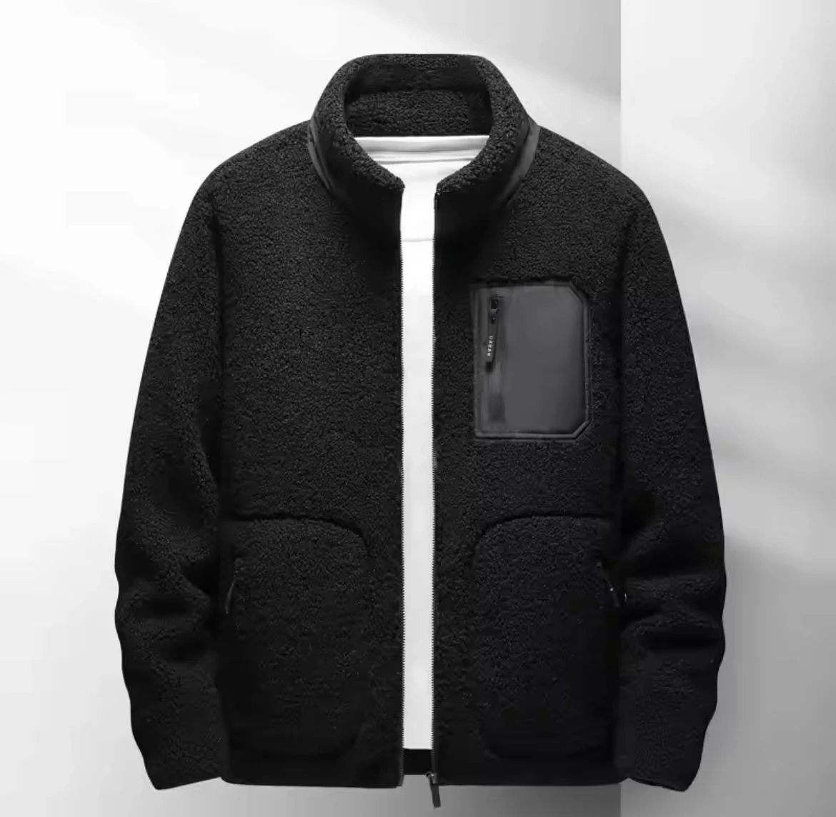 R&B | Herren Zip-Up Jacke - Hoher Kragen mit mehreren Taschen - Image 5