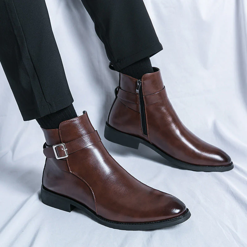 R&B | Klassische Leder Herrenstiefel - Image 5