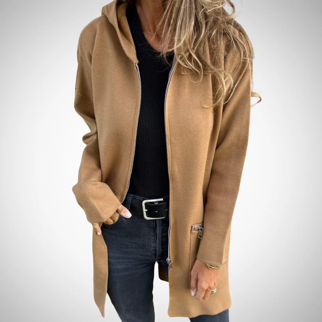 R&B | Langer Kapuzen Strickjacke - Image 7