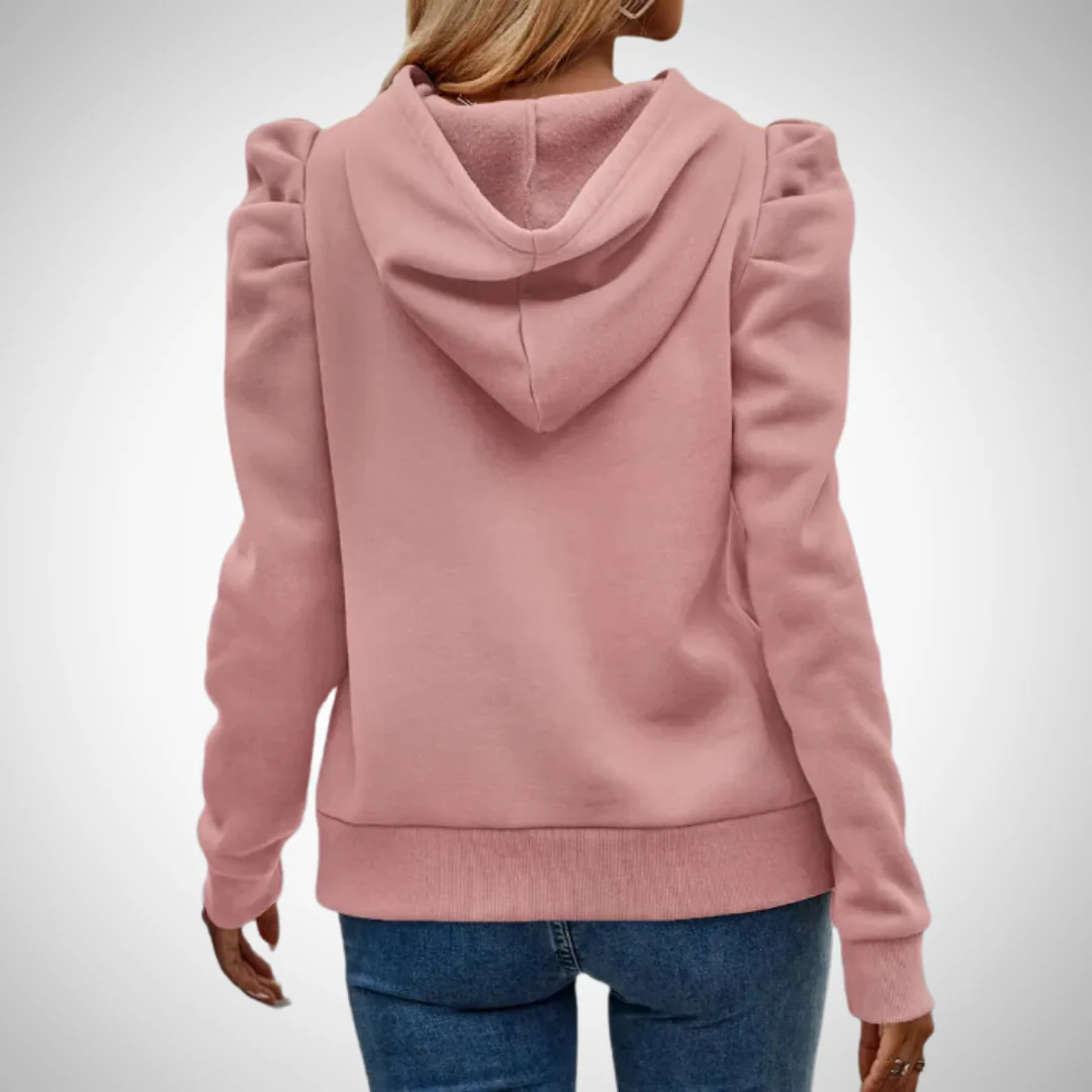 R&B | Puff Ärmel Baumwoll Kapuzenpullover - Image 8