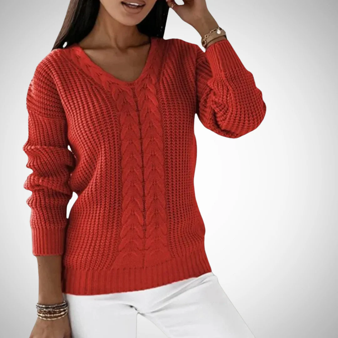 R&B | V-Ausschnitt Pullover im Modernen Stil - Image 4