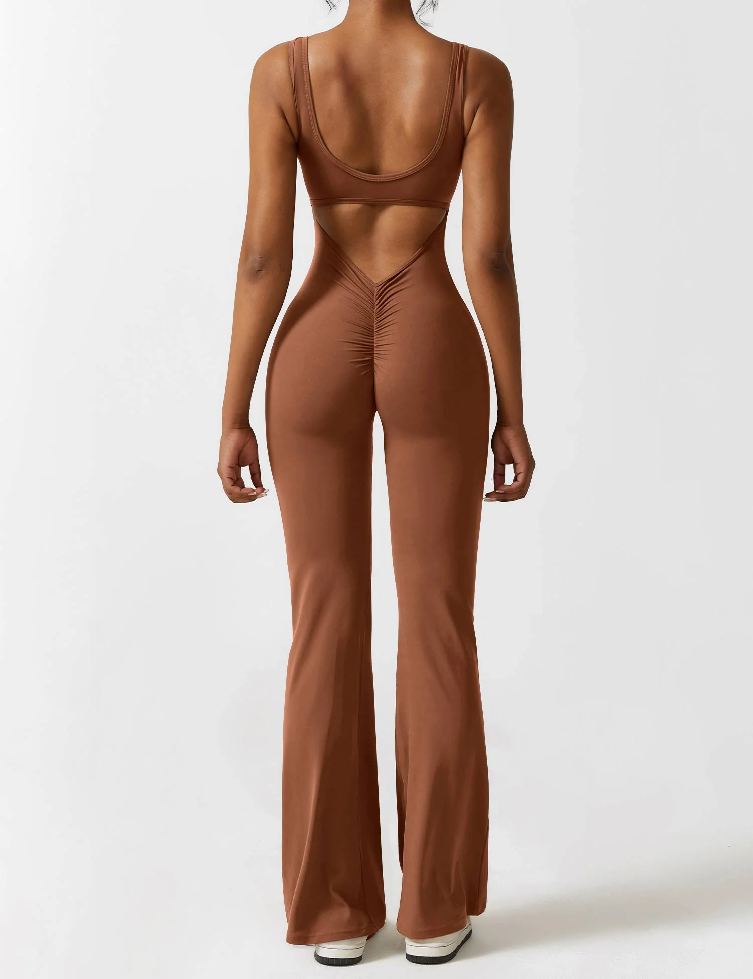R&B | V-Rücken Auslaufender Jumpsuit - Image 47