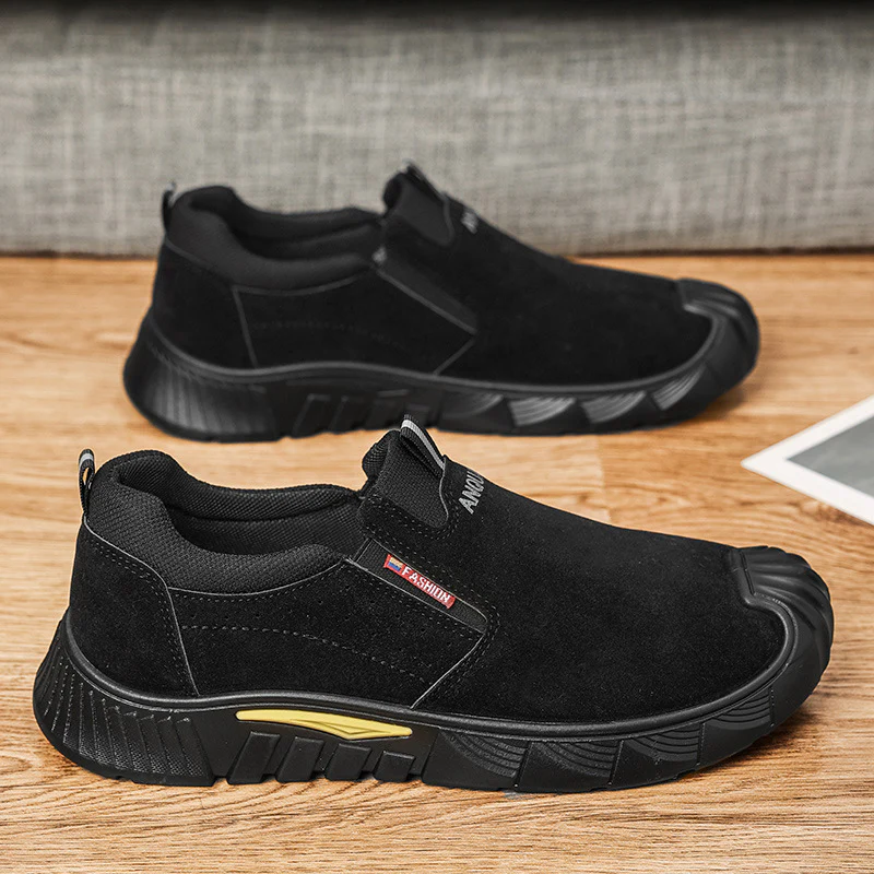 Herren Atmungsaktive Slip-On Freizeitschuhe mit robustem Profil R&B - Image 6