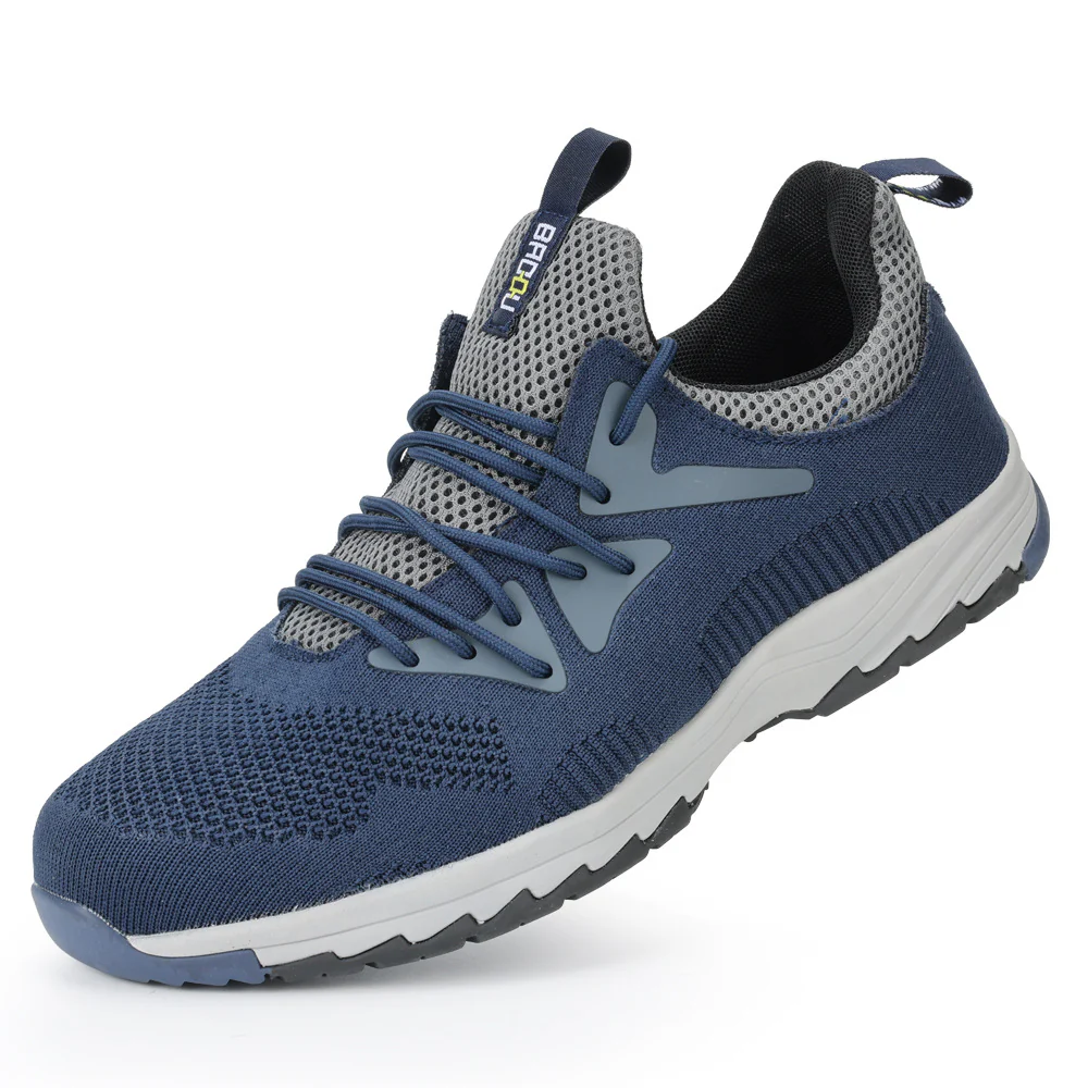 Herren atmungsaktive Sport-Sneakers mit flexiblem Obermaterial und rutschfester Sohle R&B