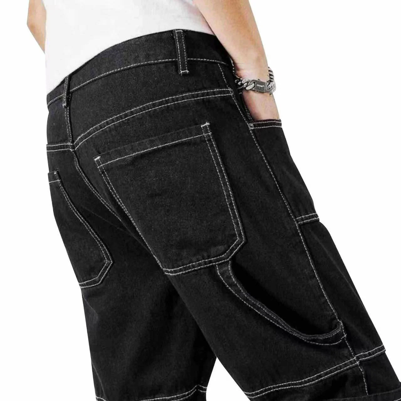 Herren Cargo-Jeans mit modernen Taschen und lässigem Schnitt R&B - Image 2