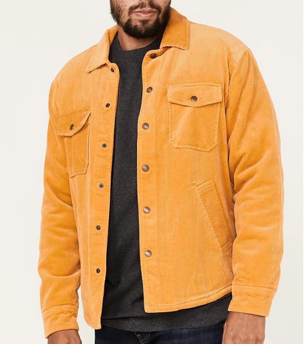 Herren Cordjacke mit praktischen Brusttaschen und weichem Innenfutter R&B - Image 7