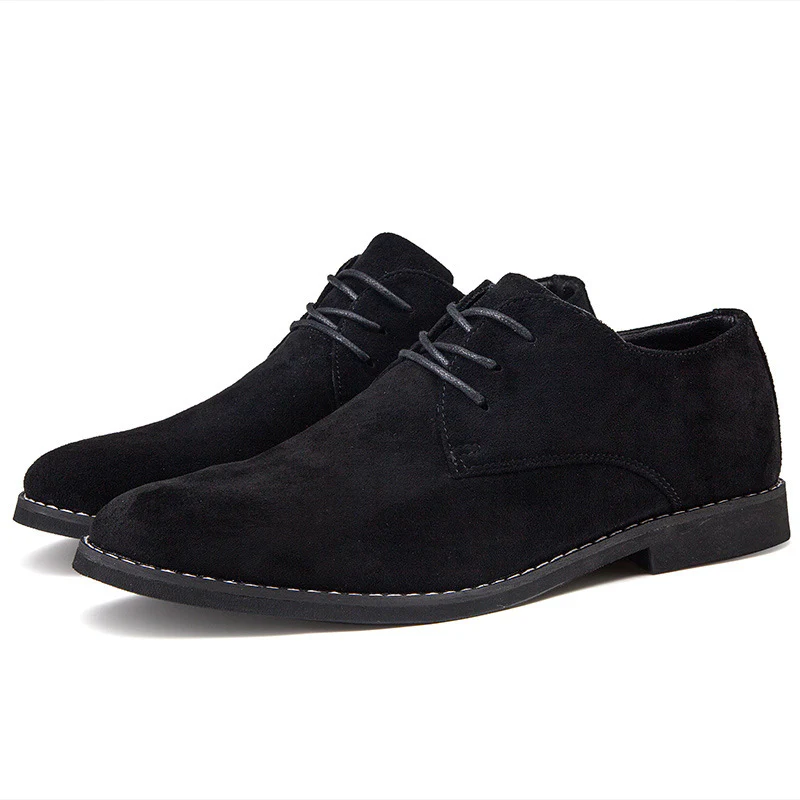 Herren Elegante Schnürschuhe aus weichem Wildleder R&B - Image 7
