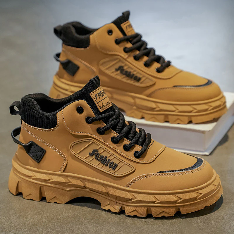 Herren High-Top Sneakers mit robustem Profil und rutschfester Sohle R&B - Image 7