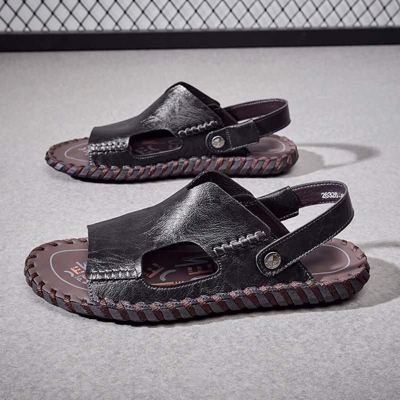 Herren Komfortable Freizeitsandalen mit verstellbarem Riemen R&B - Image 6