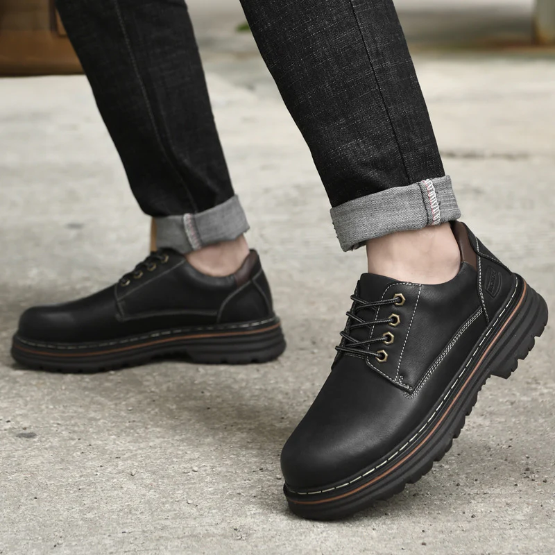 Herren Komfortable Schnürschuhe mit rutschfester Sohle und stoßdämpfendem Design R&B - Image 4