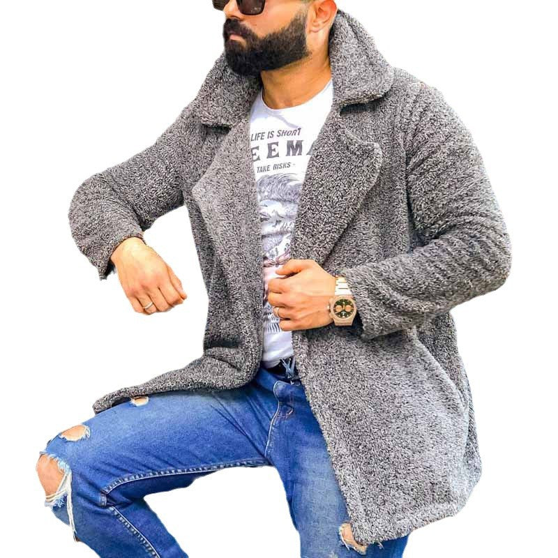 Herren kuschelige Herbstjacke mit weichem Teddyfell R&B - Image 3