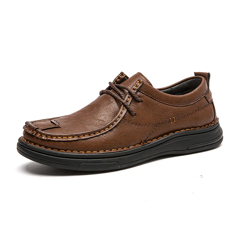 Herren Modische Schnürschuhe aus hochwertigem Kunstleder R&B - Image 5