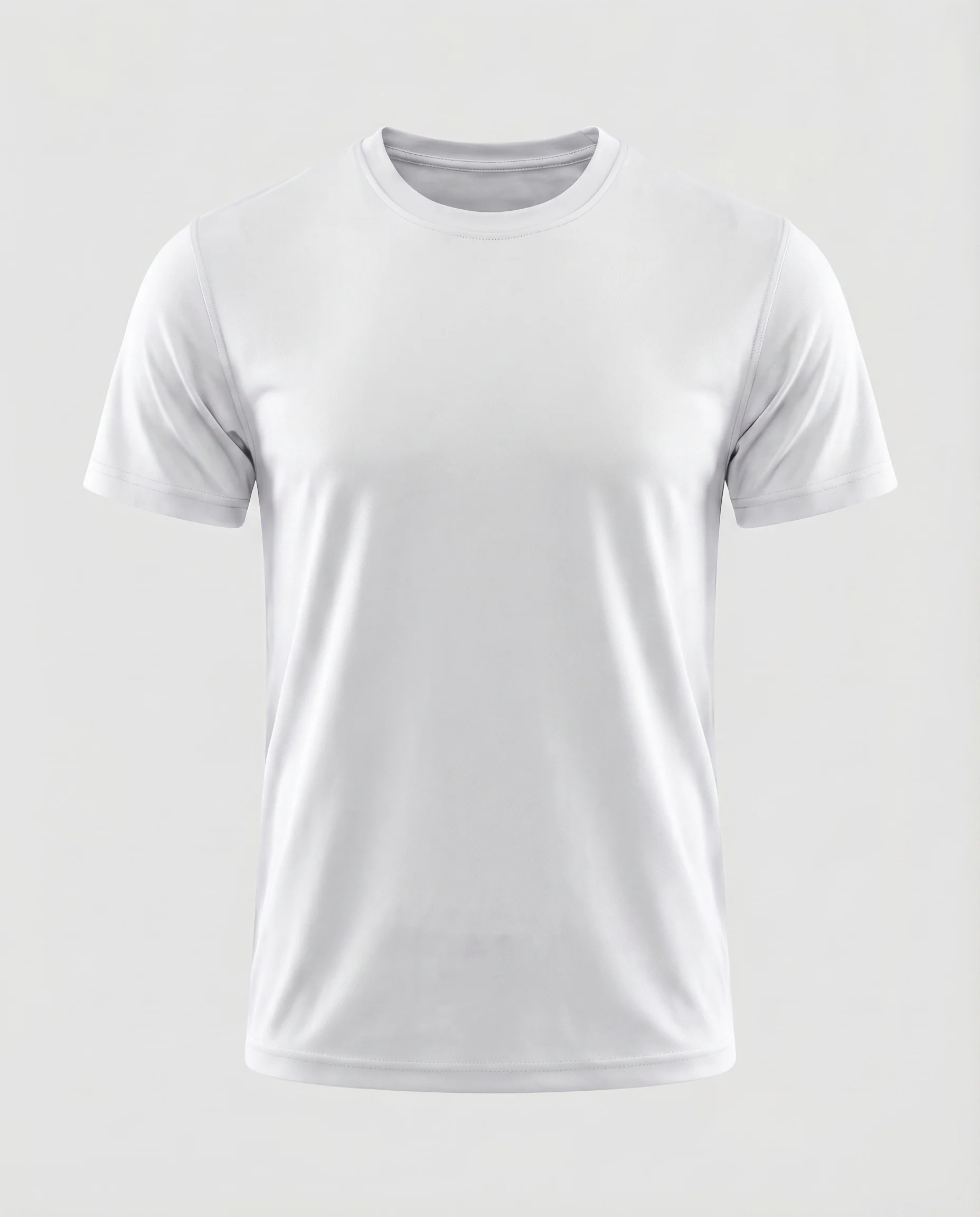 Herren Rundhals-T-Shirt Schmale Silhouette Baumwollstretch Figurnah - Image 10