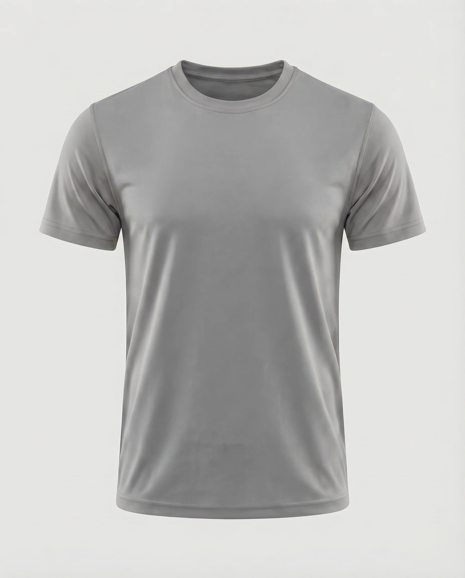 Herren Rundhals-T-Shirt Schmale Silhouette Baumwollstretch Figurnah - Image 14