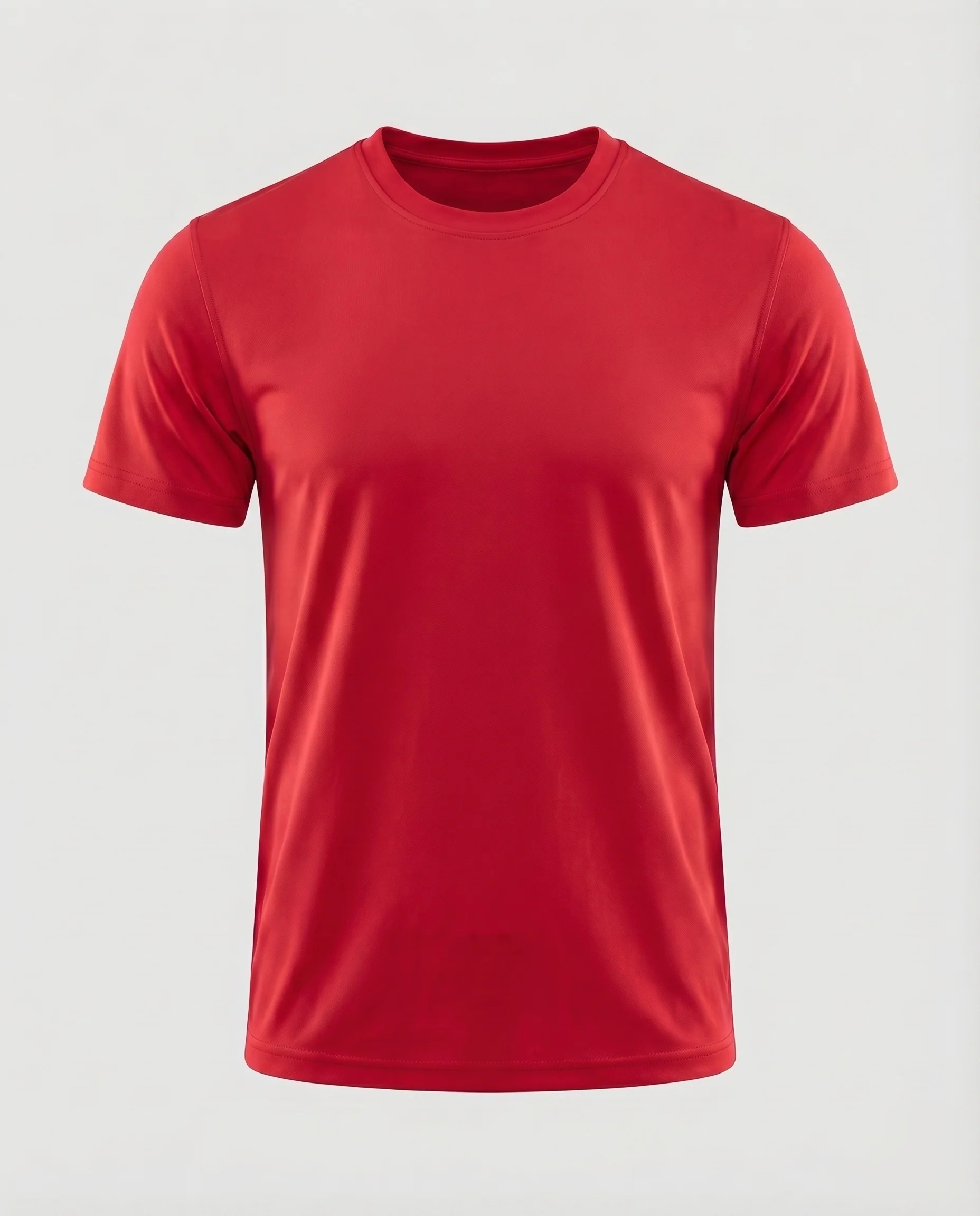 Herren Rundhals-T-Shirt Schmale Silhouette Baumwollstretch Figurnah - Image 6
