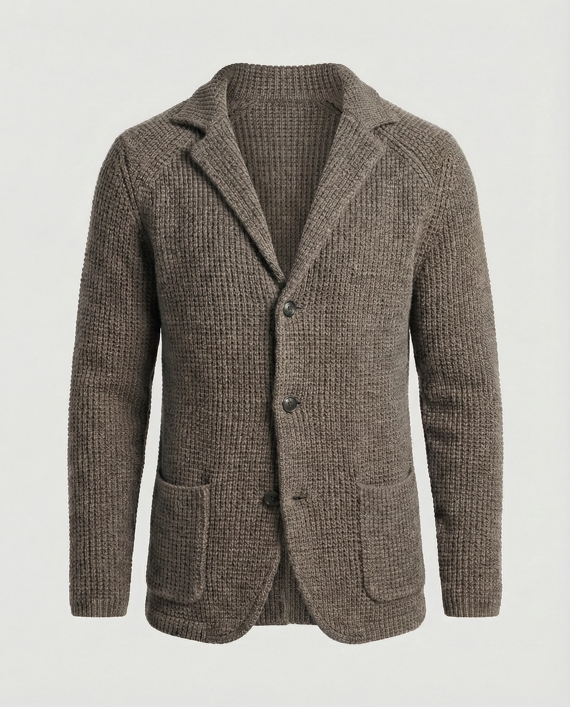 Herren Strickblazer mit Reverskragen