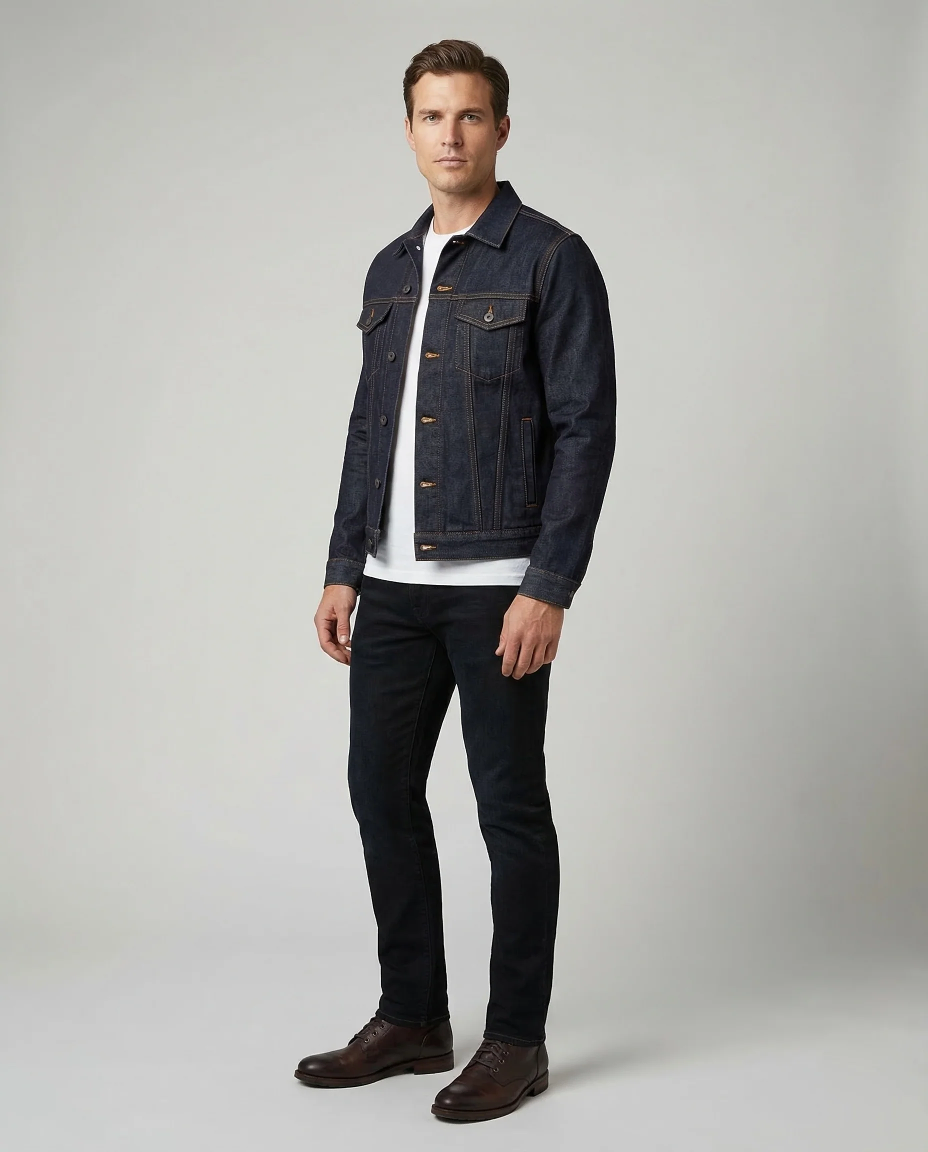 Herren Jeansjacke Trucker