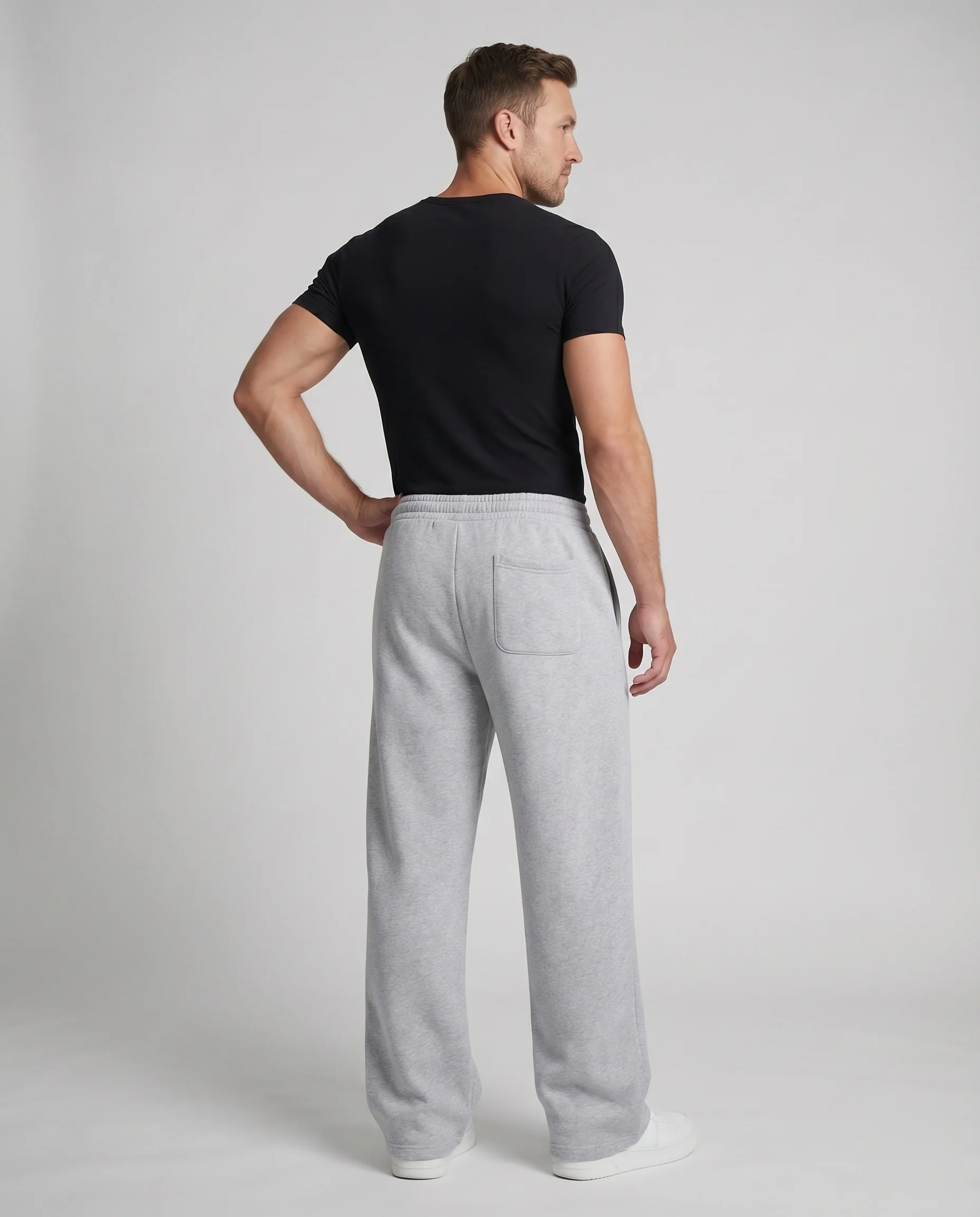 Herren Sportliche Tiefer Schritt Sweat Sweathose - Image 4