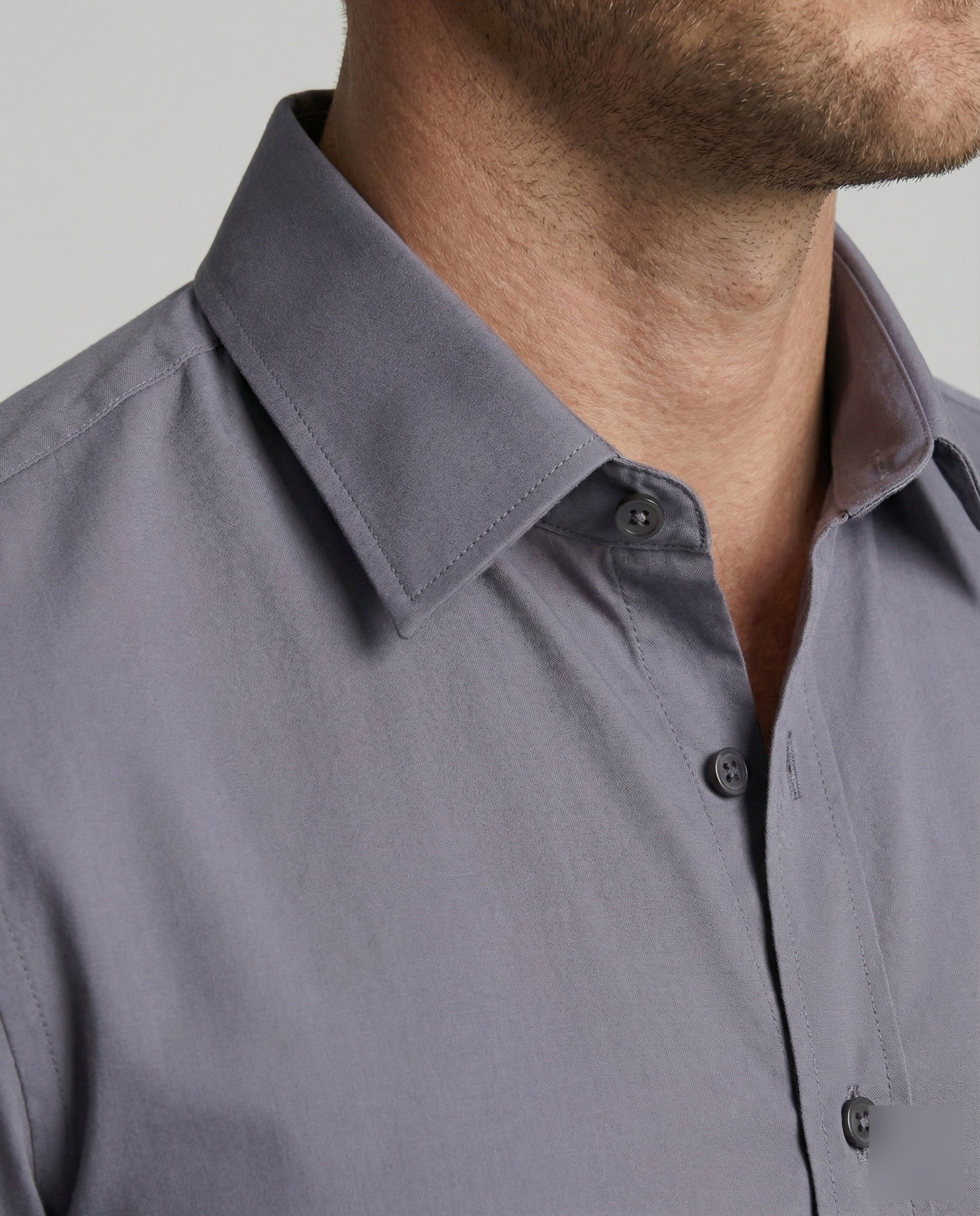 Herren tailliertes Business-Hemd mit Stretchanteil - Image 3