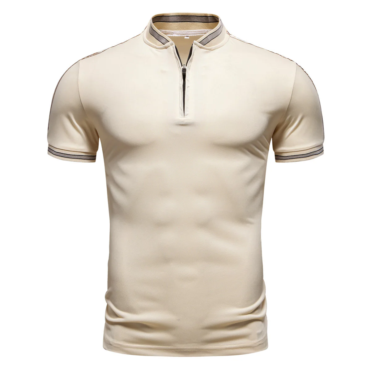 Herren Poloshirt mit hochwertigem Stehkragen und praktischem Reißverschluss R&B - Image 8