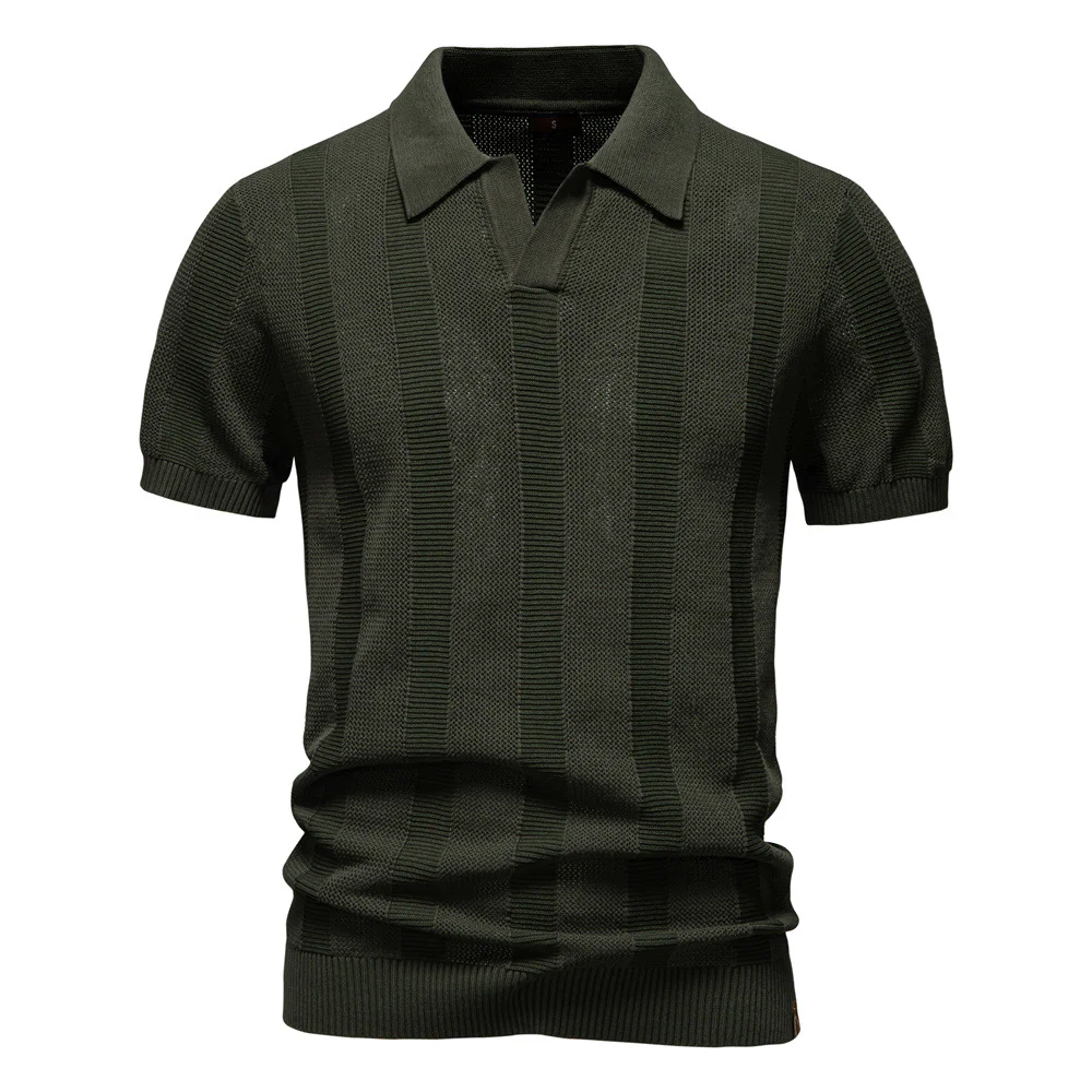 Herren Poloshirt mit strukturiertem Design und hochentwickeltem Tragekomfort R&B - Image 5