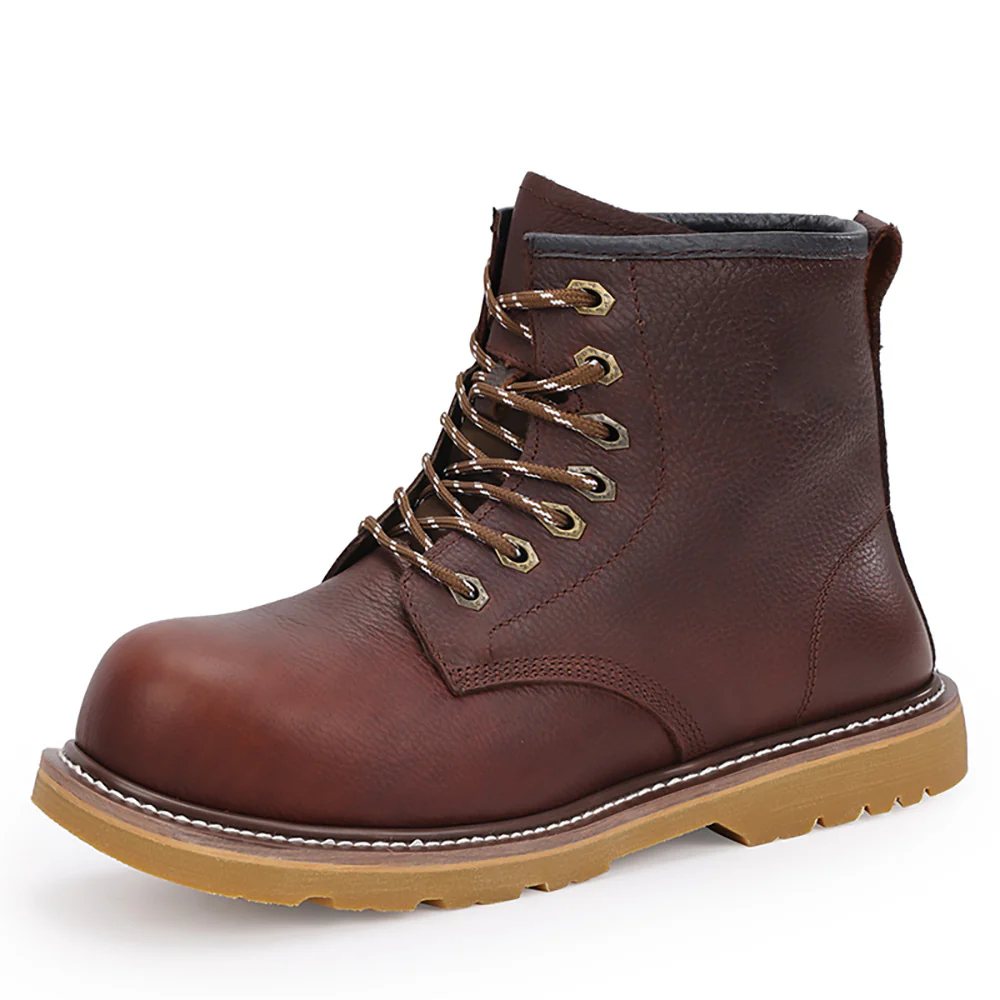 Herren robuste Schnürstiefel mit verstärktem Knöchel und rutschfester Profilsohle R&B - Image 6