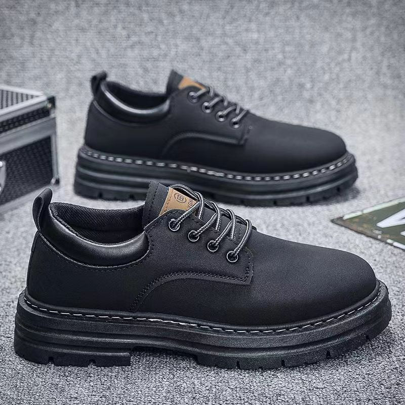 Herren robuste Schnürschuhe mit ergonomischer Sohle und rutschfester Laufsohle R&B - Image 4