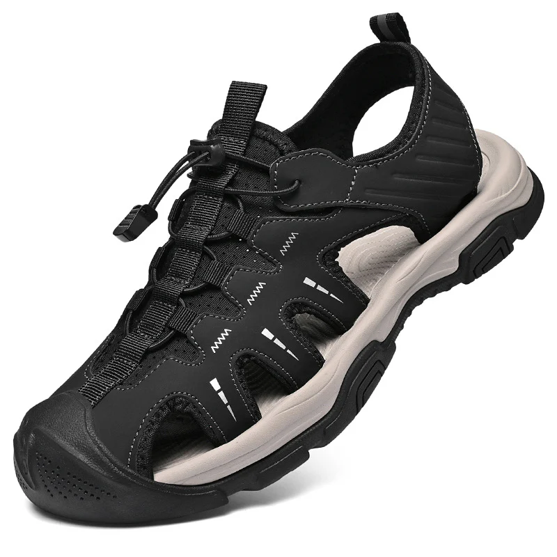 Herren Sportliche Outdoor-Sandalen mit rutschfester Sohle und verstellbarem Riemen R&B - Image 5