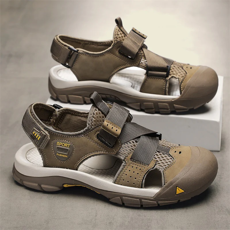 Herren Sportliche Outdoor-Sandalen mit verstellbarem Riemen und rutschfester Sohle R&B - Image 6