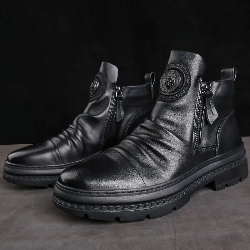 Herren Lederstiefel R&B - Image 3