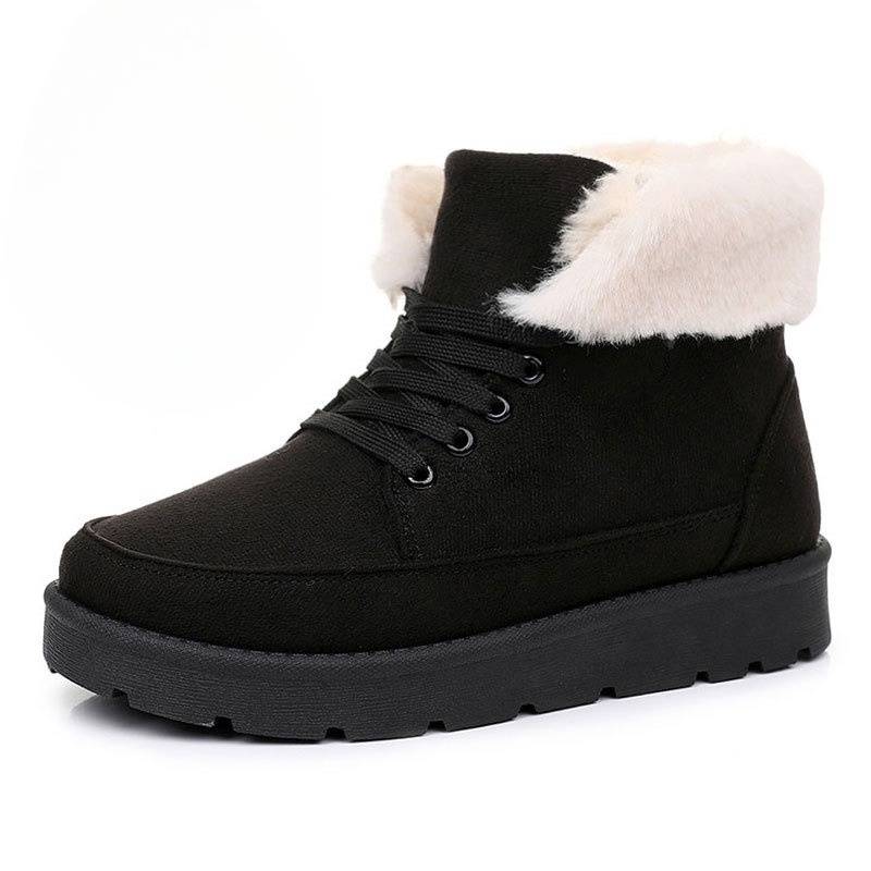 Kuschelige Damen-Winterstiefel mit Fellfutter R&B R&B - Image 6