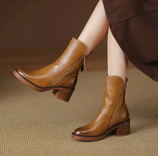 Leder Stiefeletten R&B - Image 4